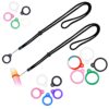 Vape Lanyard 2 Neck Straps 15 Silicone Rings Anti-Slip-0