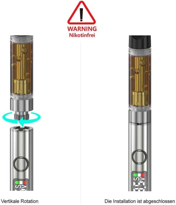 510 Type-C Vape Battery With Display Button Activation-2