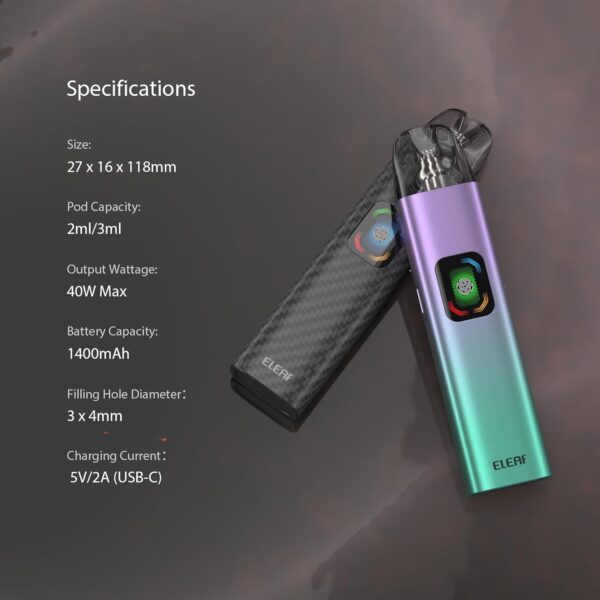 Eleaf iCita SE Pod Kit 1400mAh Adjustable Airflow Fast-6