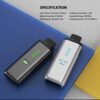 Eleaf Iore Mix Kit 2 Pod Vape 1100mAh Dual Cartridge Silver-6