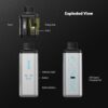 Eleaf Iore Mix Kit 2 Pod Vape 1100mAh Dual Cartridge Silver-5