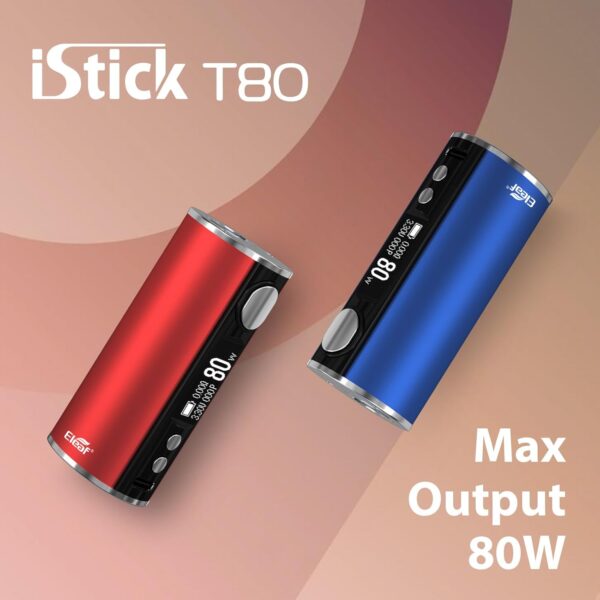 Eleaf iStick T80 80W Vape Mod 3000mAh USB-C Rose Gold-1