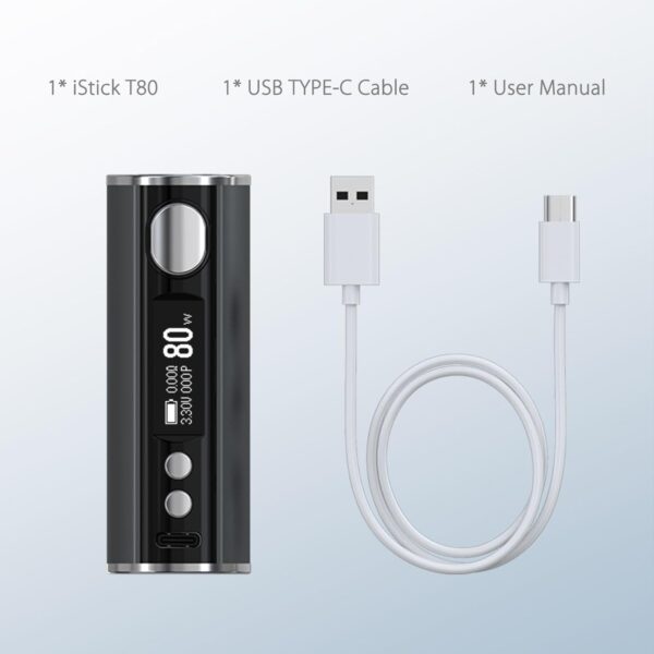 Eleaf iStick T80 80W Vape Mod 3000mAh USB-C Rose Gold-6