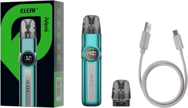 Eleaf iVeni Pod Kit 1100mAh 40W Adjustable Vape Metal Alloy-8