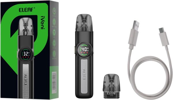 Eleaf iVeni Pod Kit 1100mAh Adjustable Vape Color Screen-7