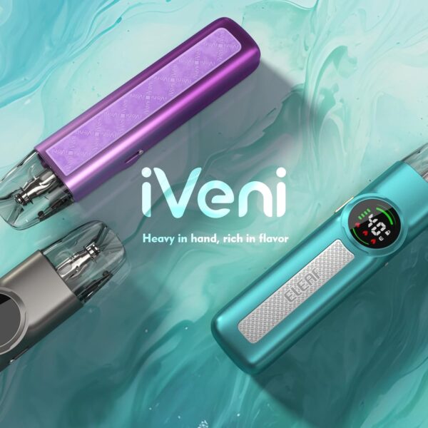 Eleaf iVeni Pod Kit 1100mAh Adjustable Vape Color Screen-1