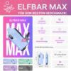 ELFBAR MAX No Liquid No Nicotine 650mAh USB-C MTL RDL-4