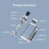 Eleaf iStick Pico Plus E-Cigarette Kit 75W 4ml Tank Gray-1
