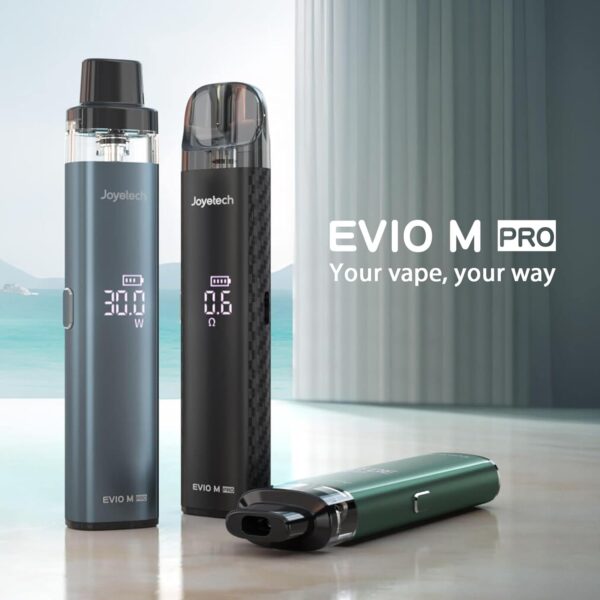 Joyetech Evio M Pro Kit 1100mAh Pod System LED Display-1