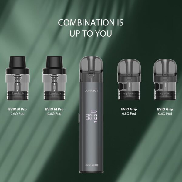 Joyetech Evio M Pro Kit 1100mAh Pod System LED Display-5
