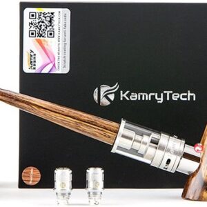 Kamry K1000 Plus Electronic Cigarette Vape Kit Black Wood-0