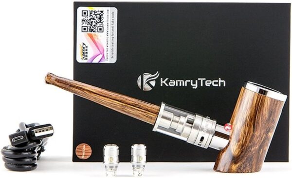 Kamry K1000 Plus Electronic Cigarette Vape Kit Black Wood-0