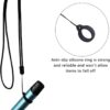XFYKSTT Lanyard Keychain 8 Pack Anti Drop Silicone Ring-6