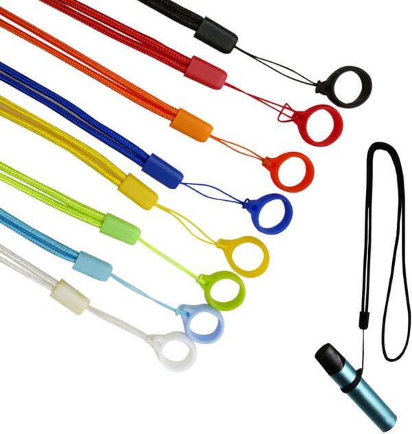 XFYKSTT Lanyard Keychain 8 Pack Anti Drop Silicone Ring-0