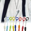 XFYKSTT Lanyard Keychain 8 Pack Anti Drop Silicone Ring-7