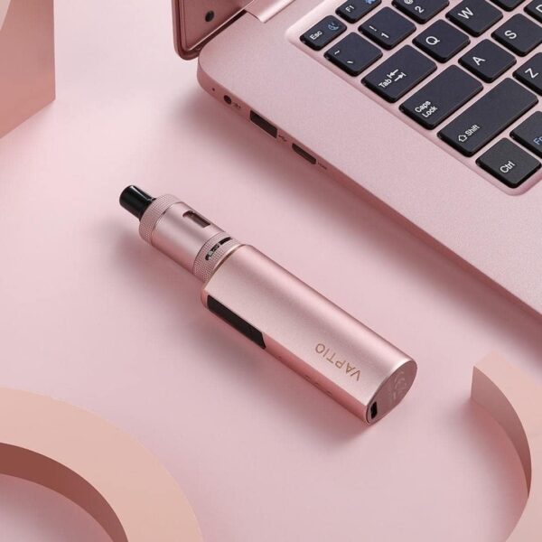 Vaptio COSMO2 Vape Kit Pink Rechargeable Adjustable Power-5