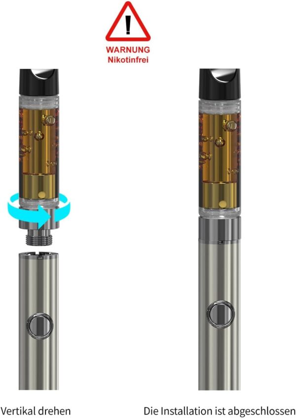 Titan 510 Type-C Vape Battery 290mAh CBD Oil Compatible-3