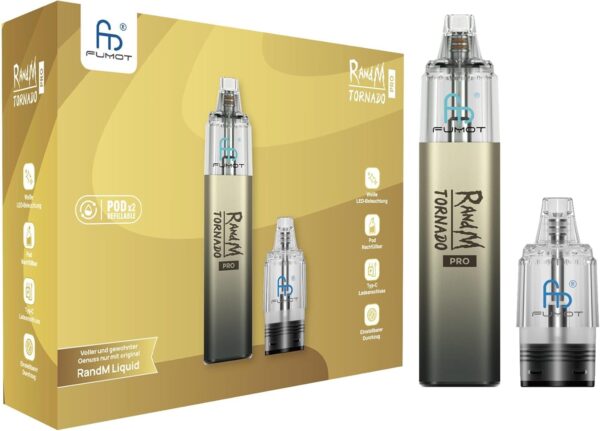 RandM Tornado Pro Pod Kit 600mAh Vape System LED Lighting-0