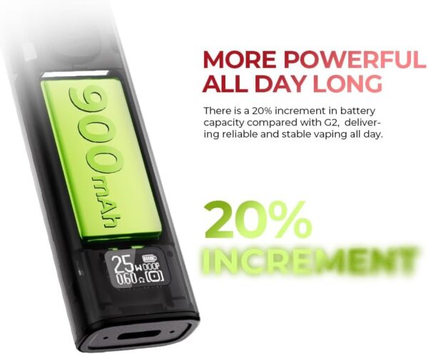 Uwell Caliburn G3 Pod System E Cigarette Vape 25W 900mAh-3