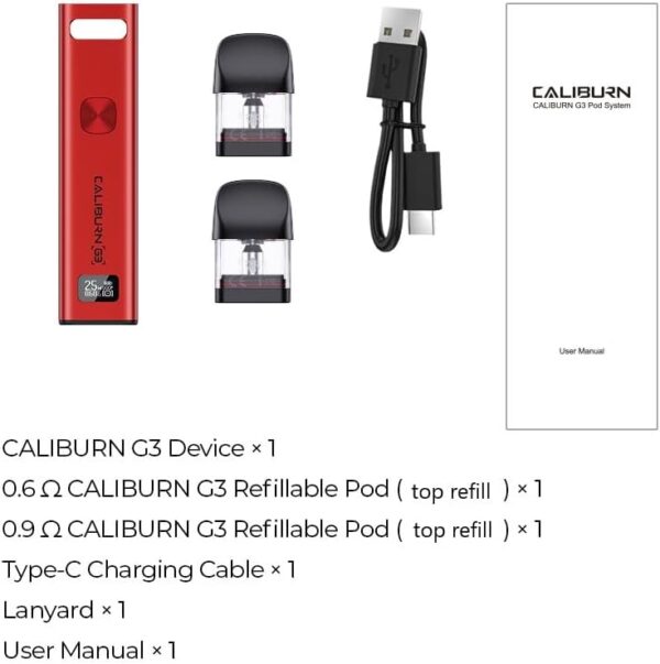 Uwell Caliburn G3 Pod System E Cigarette Vape 25W 900mAh-5