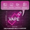 VAPE Neon Sign LED Wall Decor USB Dimmable for Shops Office-2