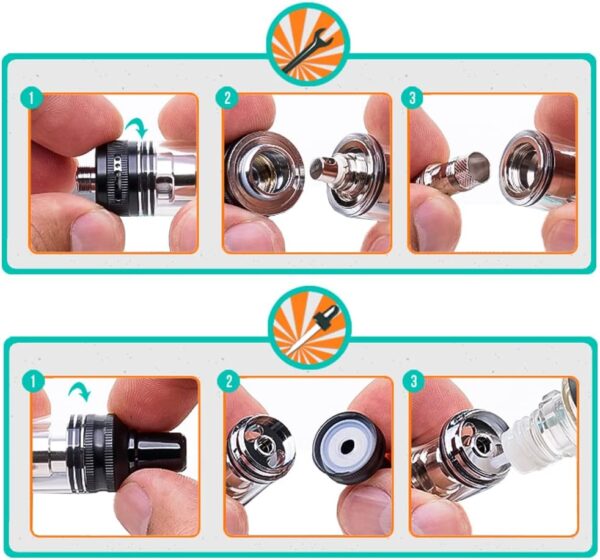 Vaptio CosmoNebula Vape Kit 1500mAh Battery Dual Coil-7