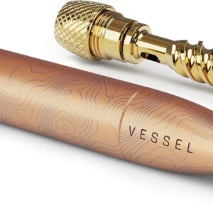 Vessel One Hitter Helix Brass Double Spiral Filter Cooling-0