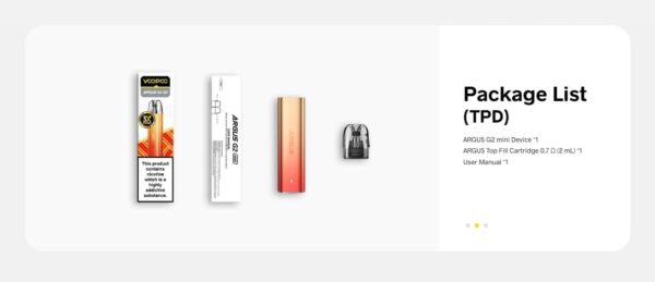 Voopoo Argus G2 Mini Pod System Compact 30W Beginner Kit-8