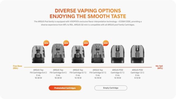 Voopoo Argus G2 Mini Pod System Compact 30W Beginner Kit-7