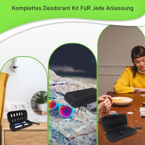 VOVCIG Vape Case 9 Compartment Odor Proof Storage Bag Black-4